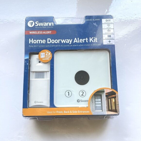 Door alarm Swann Wireless Home Doorway Alarm Kit - DIY Easy Install SWADS-ALARM - Picture 1 of 7